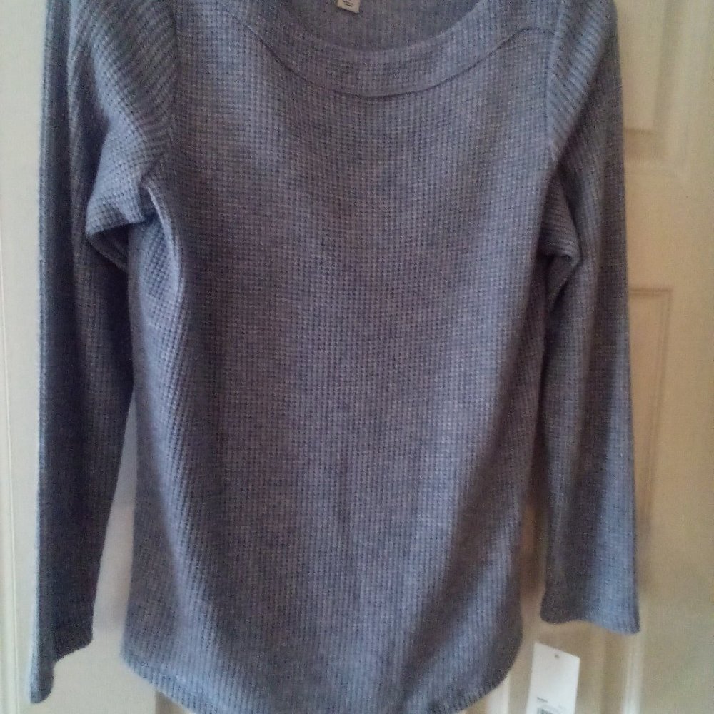 Croft & Barrel Petite Small casual light blue top.
